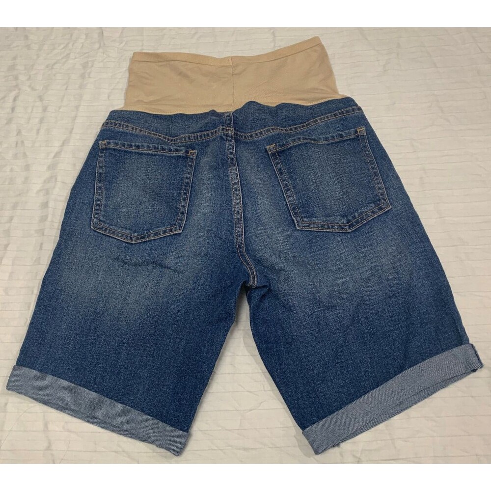 OLD NAVY MATERNITY WOMENS JEANS SHORTS SIZE 6 - Picture 4 of 4